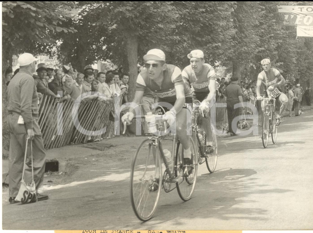 1960 TOUR DE FRANCE LOUDON René PRIVAT Martin VAN DEN BORGH Ercole BALDINI Foto