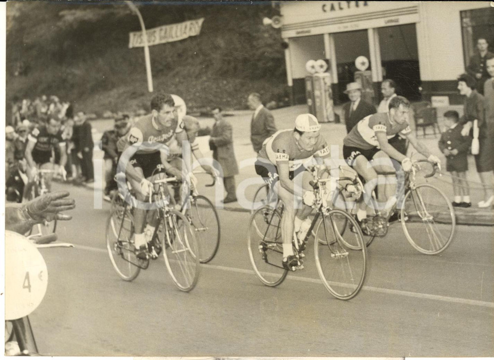 1959 CICLISMO PARIS-TOURS Rik VAN LOOY in gara *Fotografia 18x13 cm