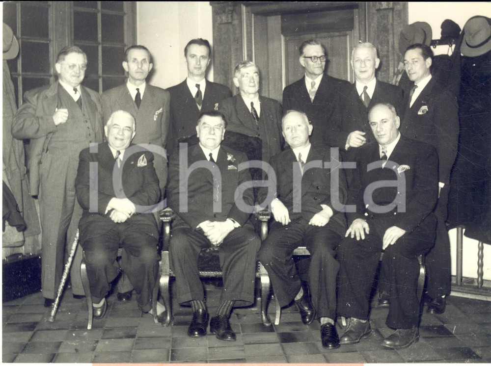 1954 ZURICH SPORT Conferenza per i turni delle gare internazionali -  Foto 18x13