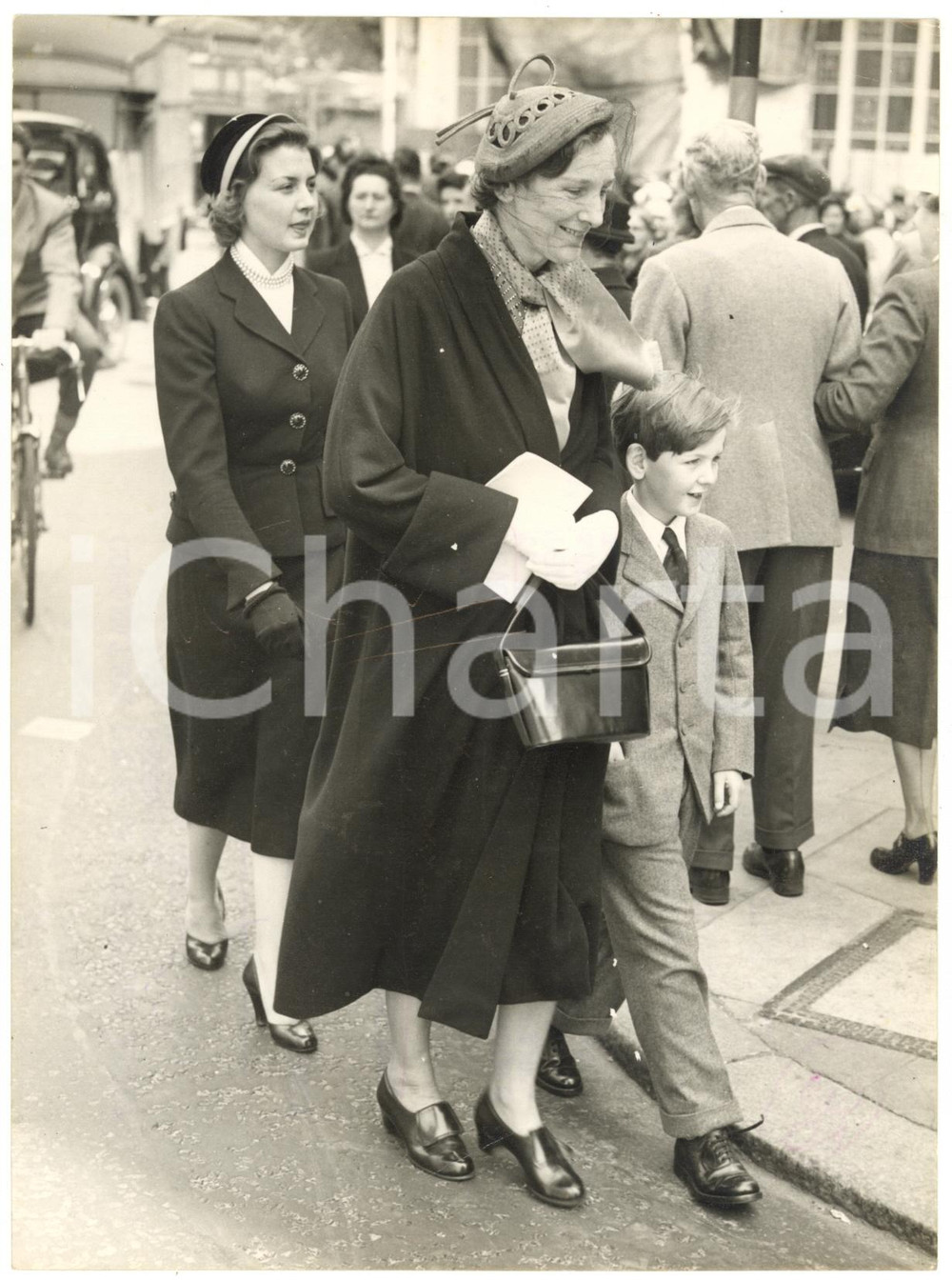 1953 LONDON Coronation rehearsal *Peregrine CAVENDISH Mary Duchess of Devonshire