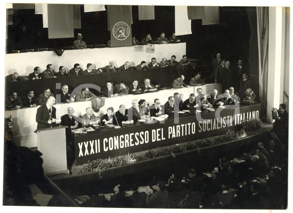 1957 VENEZIA Cinema San Marco - Apertura XXXII Congresso del Partito Socialista