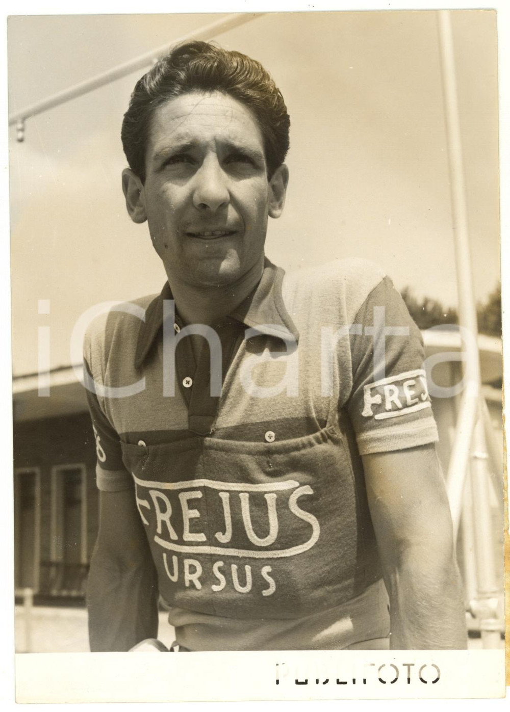1954 DALMINE - CICLISMO Ritiro dei pistard azzurri per i mondiali - Luigi RISSO