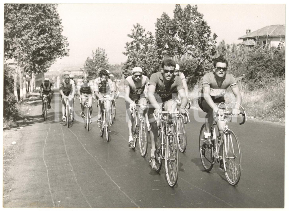 1955 CASTEL GANDOLFO - Mondiali di CICLISMO - Allenamento dei dilettanti azzurri