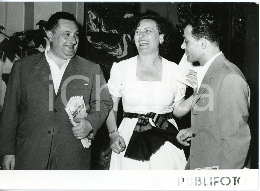 1954 NAPOLI Congresso DC - Delegazione della Repubblica di San Marino *Foto