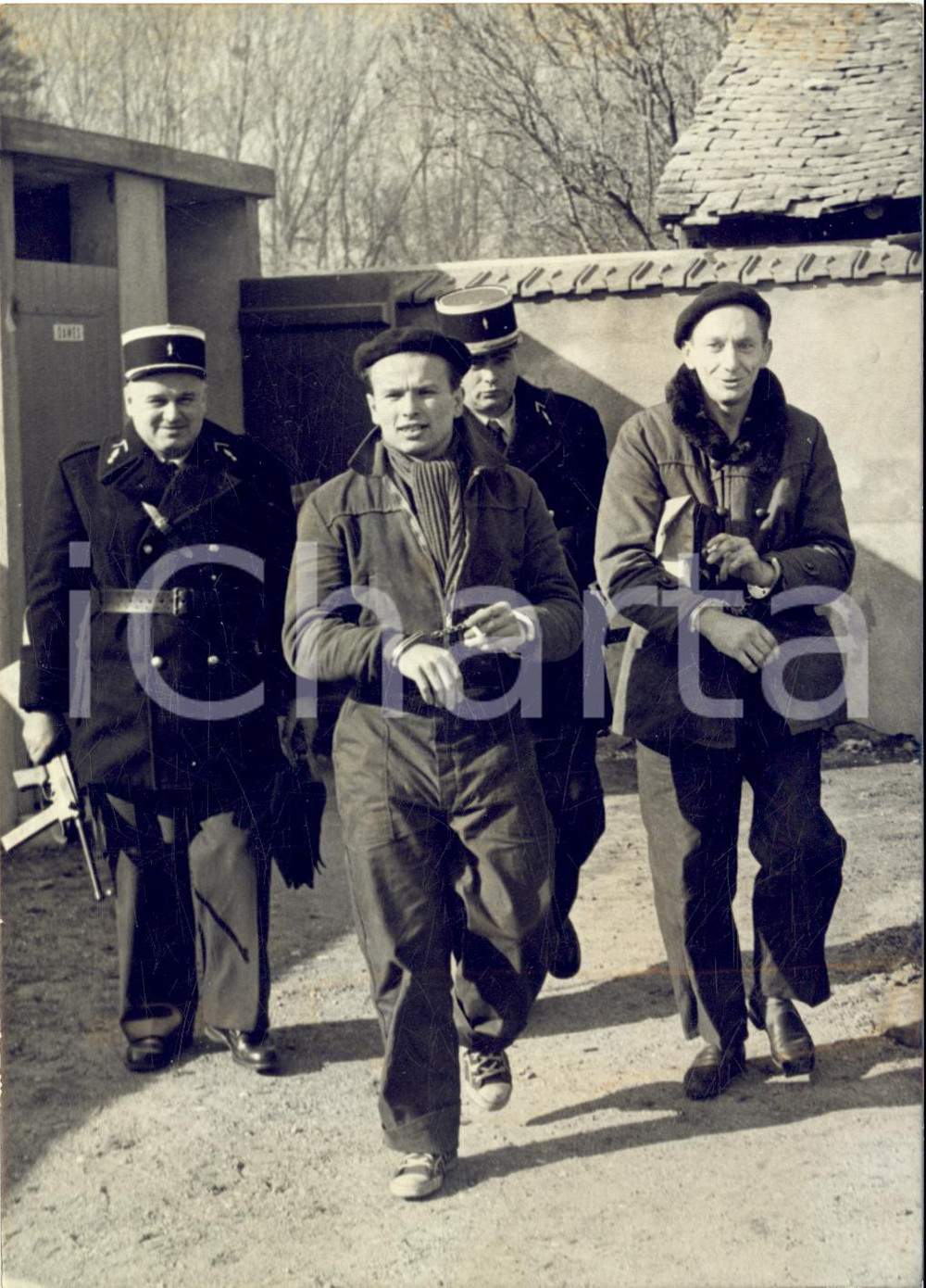 1960 BONNY-SUR-LOIRE Arresto evasi da FRESNES - Jean-Louis ANDRIES André BAZIN