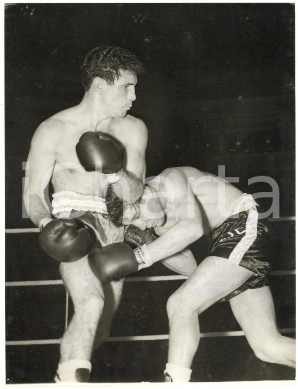 1957 LONDON Royal Albert Hall - BOXE LIGHTWEIGHT Jose HERNANDEZ vs Willie TOWEEL