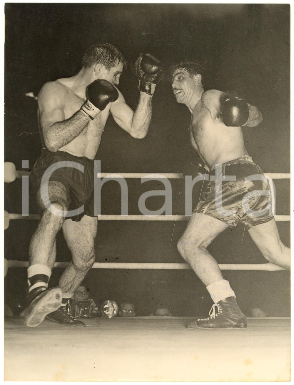 1953 LONDON Harringay Arena - BOXE Heavyweight - Jack GARDER vs Uber BACILIERI