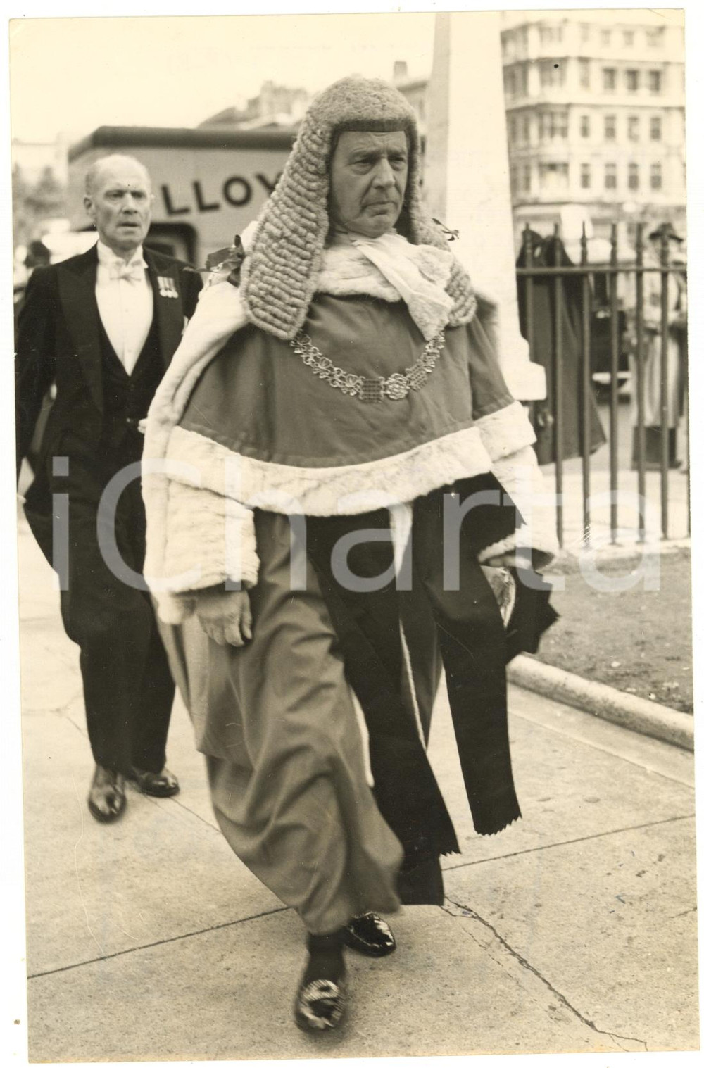 1953 LONDON St. Margaret's Church - Arrival of Lord Chief Justice Rayner GODDARD