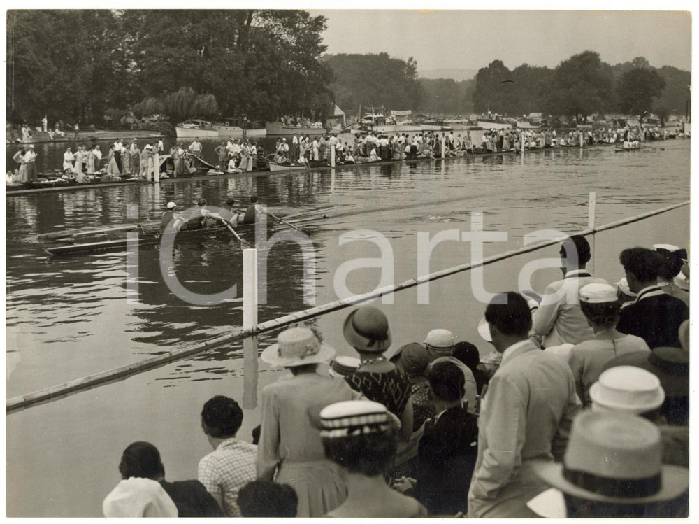 1957 HENLEY ROYAL REGATTA Club KRYLIA SOVETOV of URSS beating LONDON ROWING CLUB