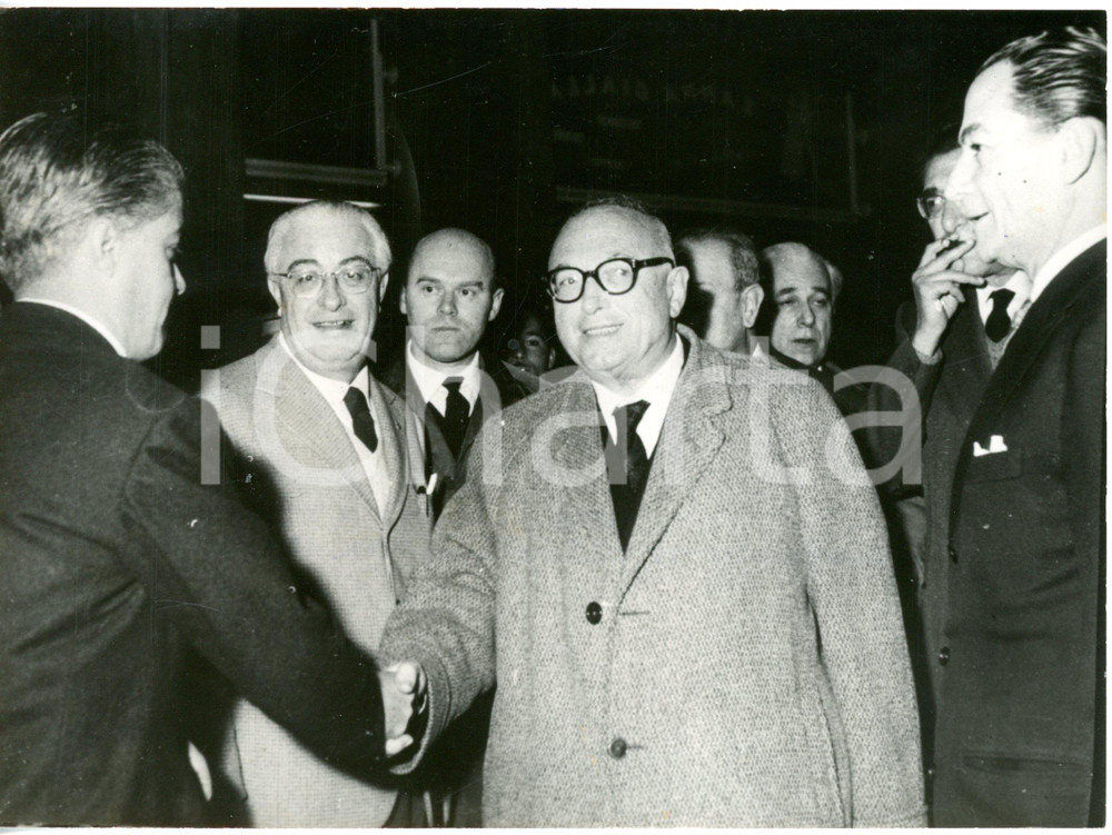 1959 NAPOLI 33° Congresso PSI - Arrivo di Pietro NENNI - Foto 18x13 cm