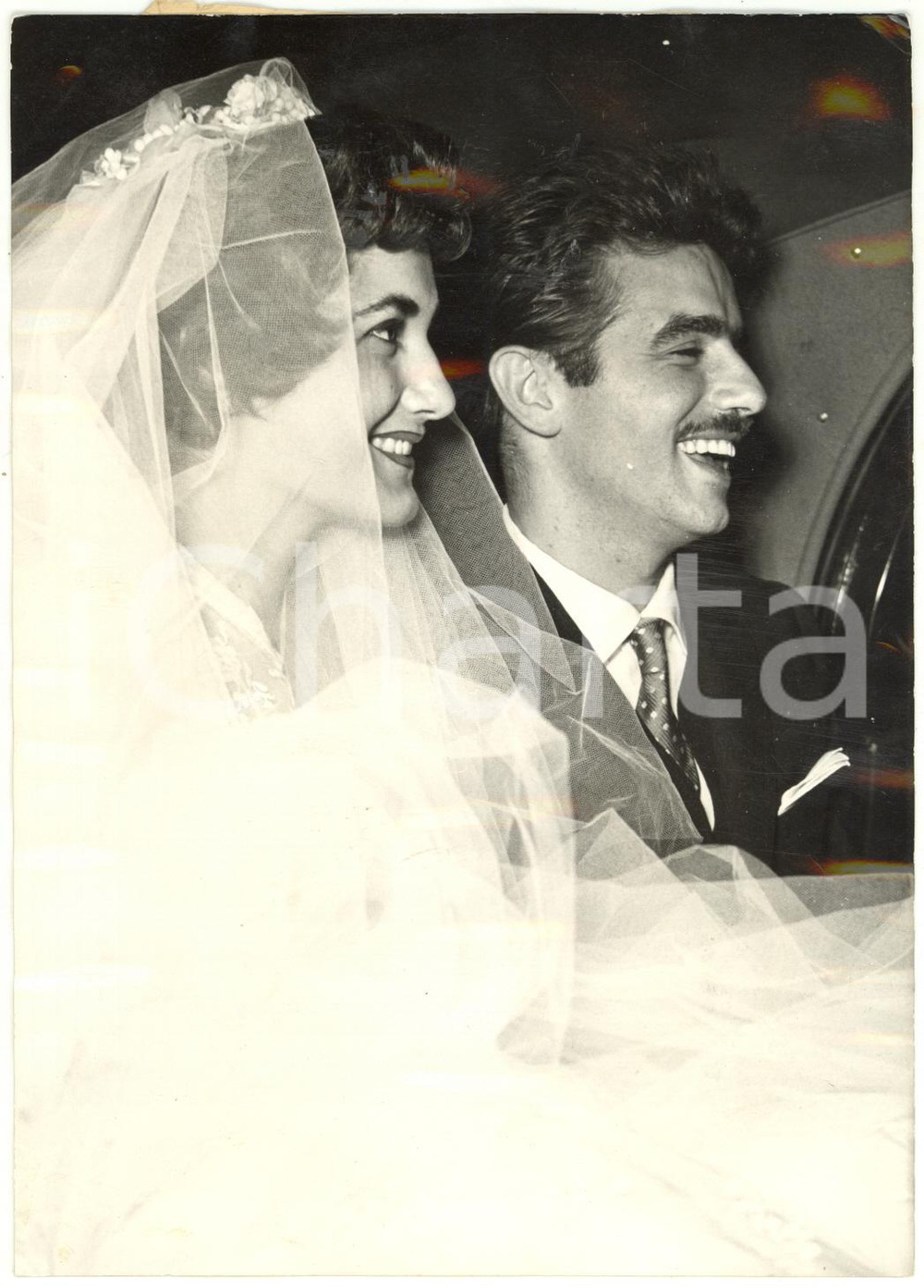 1954 ROMA Matrimonio di Miss Italia Anna Maria BUGLIARI e Marcello GIORDANI