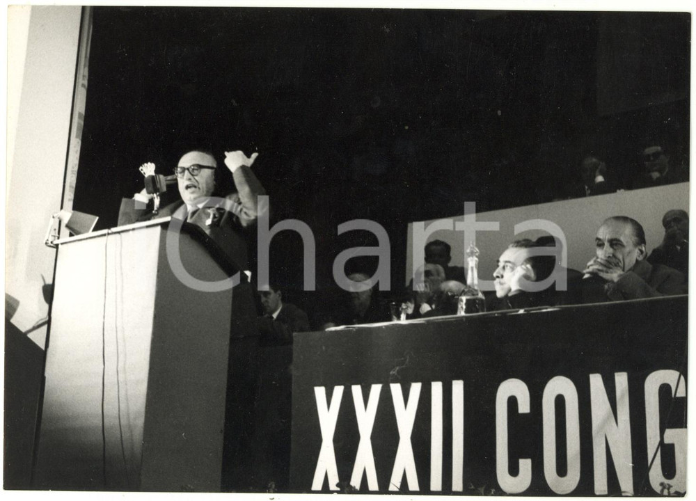 1957 VENEZIA - XXXII Congresso PSI - Discorso di Pietro NENNI *Foto 18x13 cm