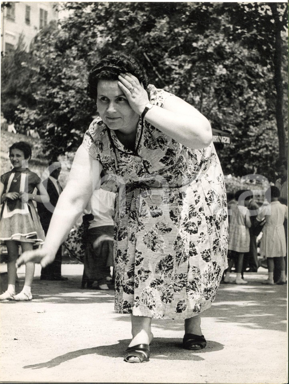 1955 GENOVA Campo ZERBINO Coppa SAN PIETRO di BOCCE Femminile - Eugenia CERISOLA