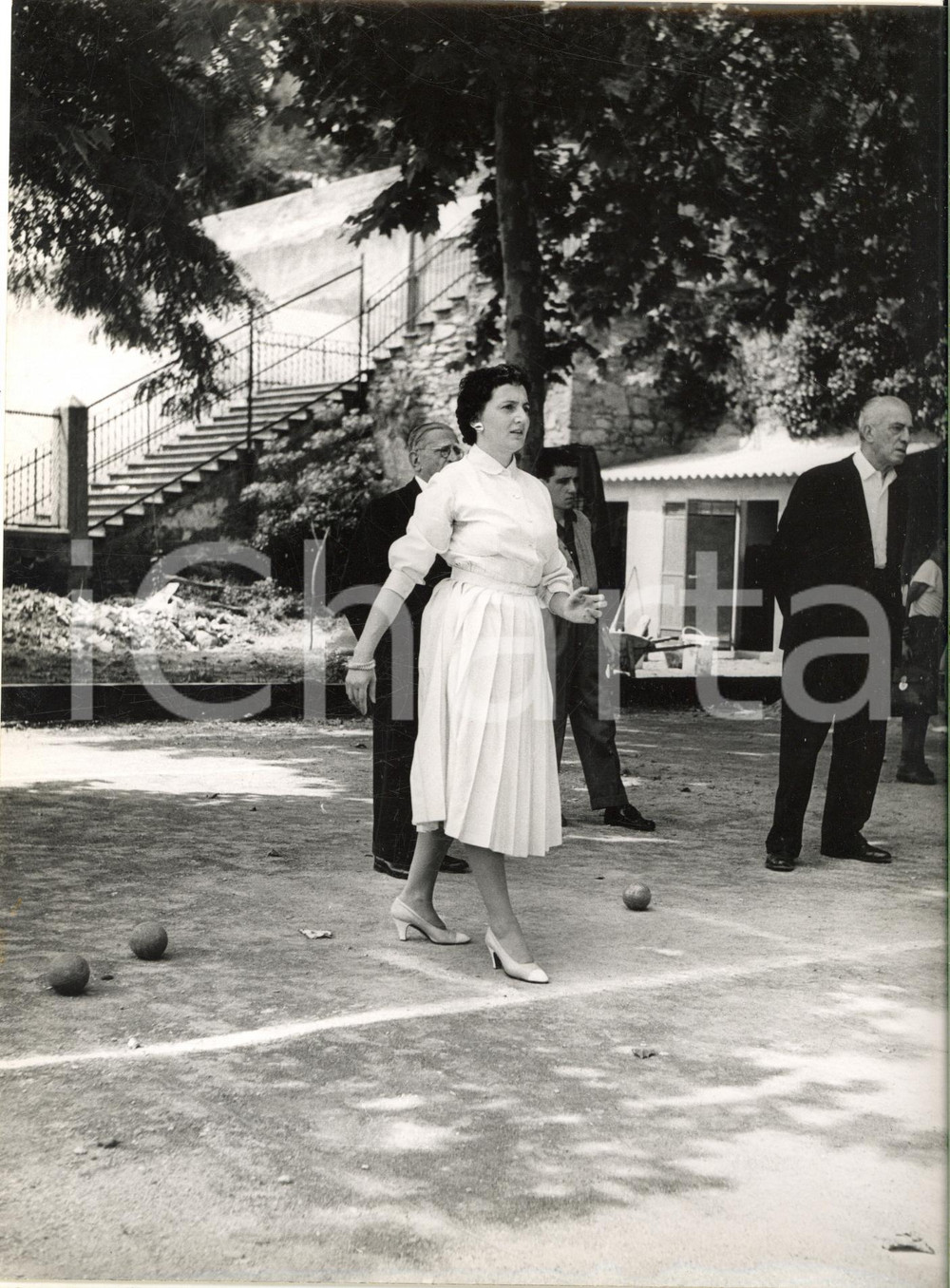 1955 GENOVA Campo ZERBINO Coppa SAN PIETRO di BOCCE Femminile - BOVALINO in gara
