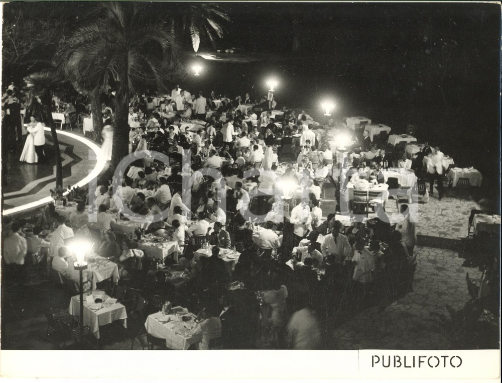 1954 GENOVA Nuovo Lido - Inaugurazione Festival Canzone Francese *Foto 24x18