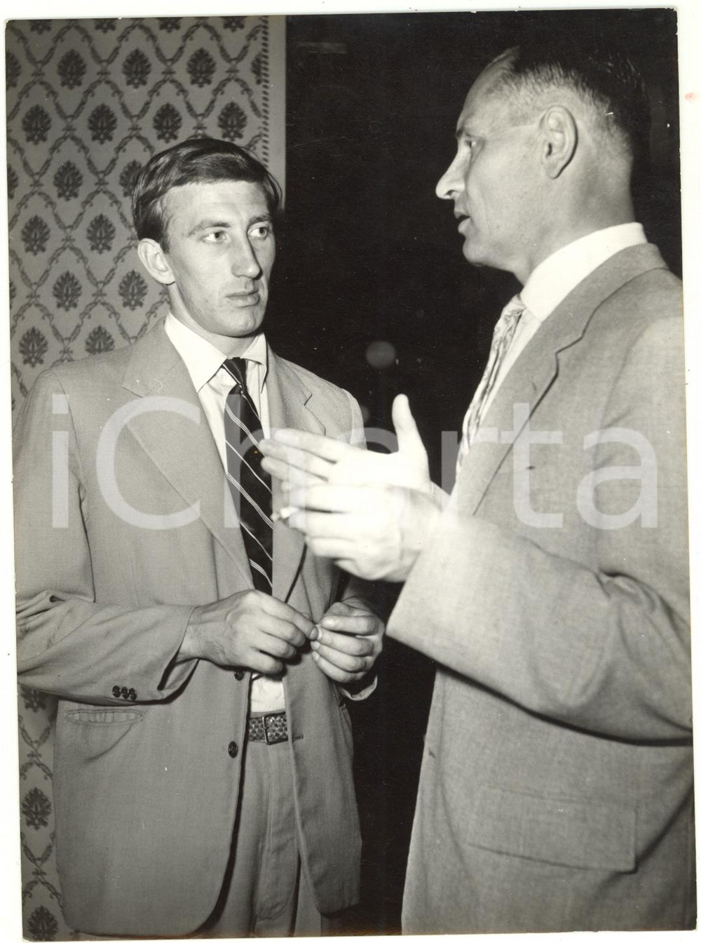 1957 ROMA - CALCIO - Ricevimento Associazione Italia-URSS - Giocatori SPARTAK