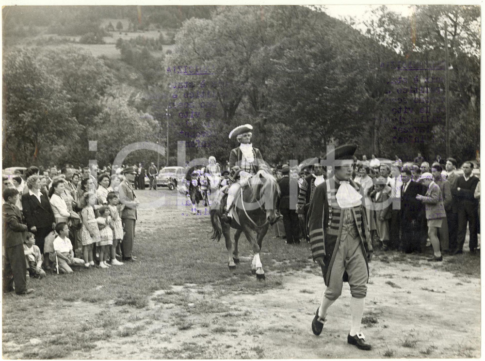 1955 OULX Festa dell'amicizia italo-francese - Sfilata in costume d'epoca ^Foto