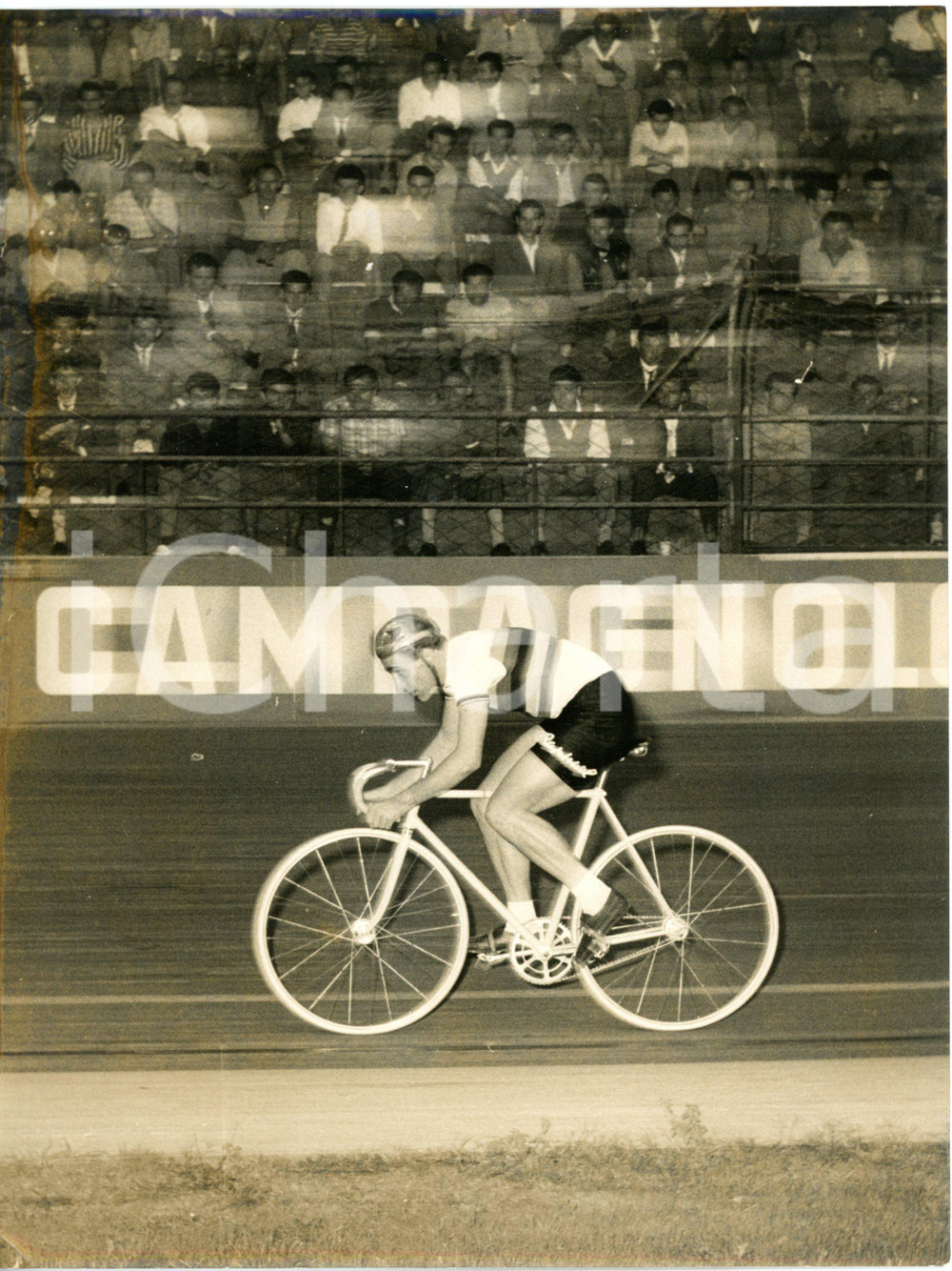 1958 MILANO Velodromo Vigorelli - CICLISMO Record dell'ora - Roger RIVIÈRE *Foto