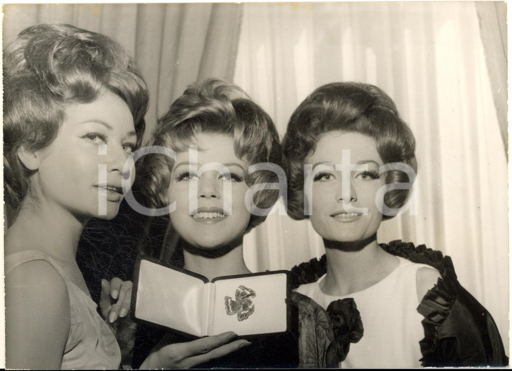 1963 PARIS Prix HAUTE COIFFURE "Mèche d'or" - Mannequins - Photo 18x13