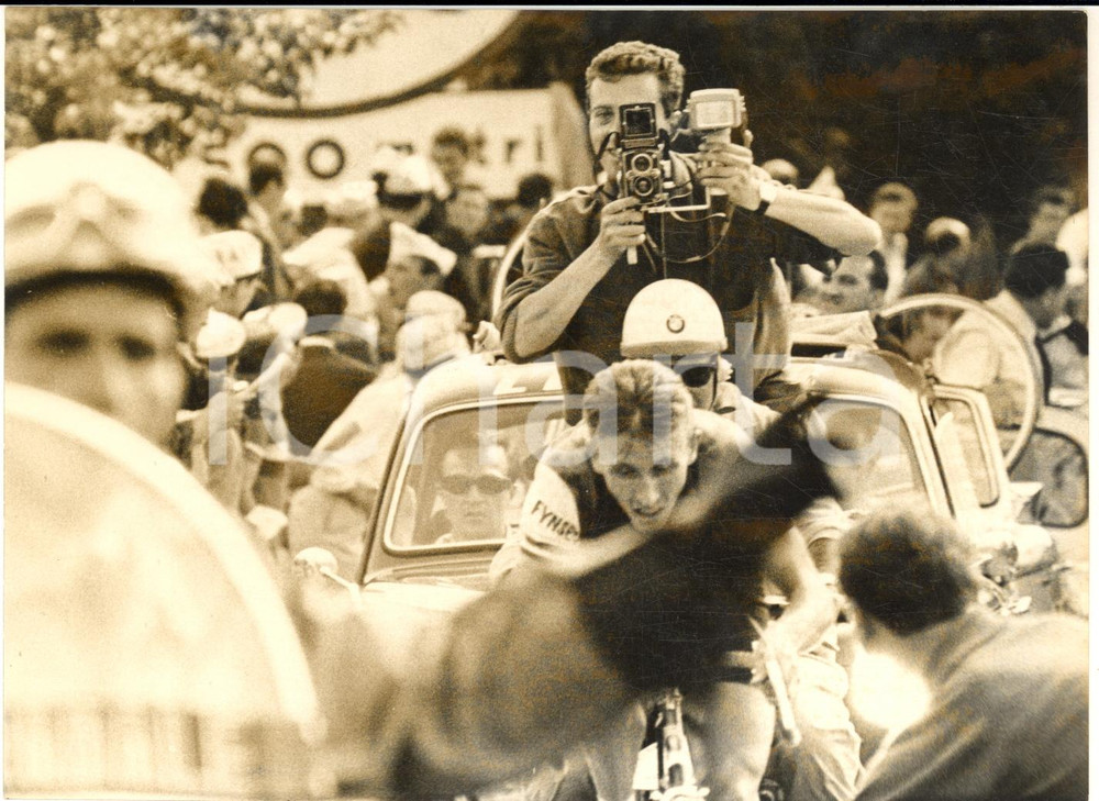 1960 CICLISMO GIRO D'ITALIA 16^ Tappa VERONA-TREVISO Jacques ANQUETIL in gara