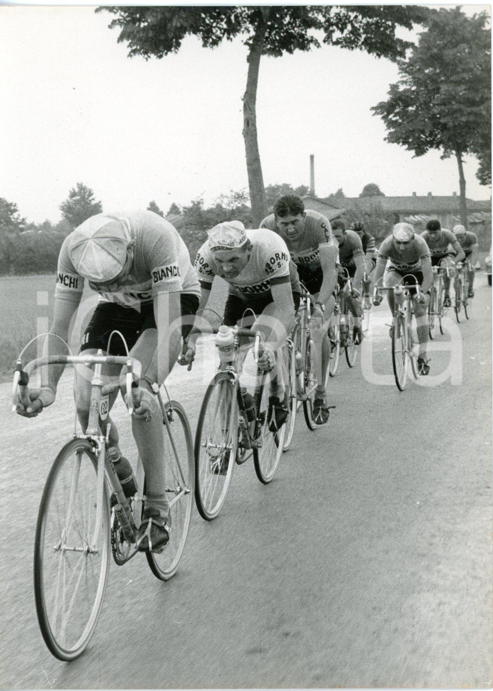 1958 CICLISMO 41° GIRO D'ITALIA Tappa Torino-Mondovì - Fuga di Fausto COPPI