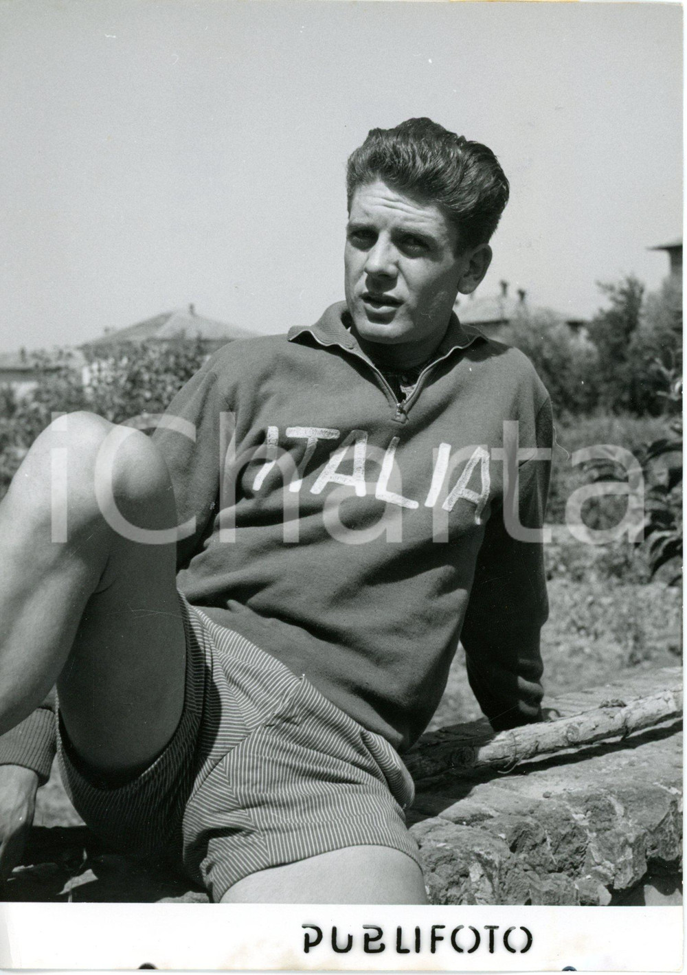 1954 CASTELL'ARQUATO - CICLISMO DILETTANTI Ritiro Mondiali - Guido BONI *Foto