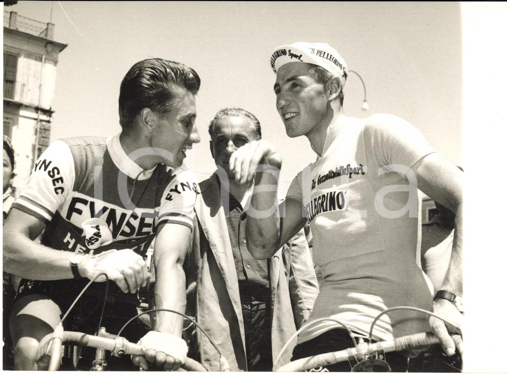 1960 CICLISMO GIRO D'ITALIA SORRENTO 3^Tappa - Jacques ANQUETIL Romeo VENTURELLI