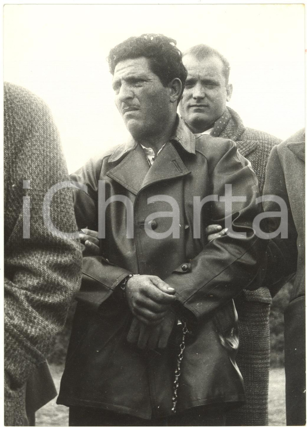 1959 NAPOLI Processo per delitto PETERREINS - L'imputato Nicola DI MARTINO *Foto