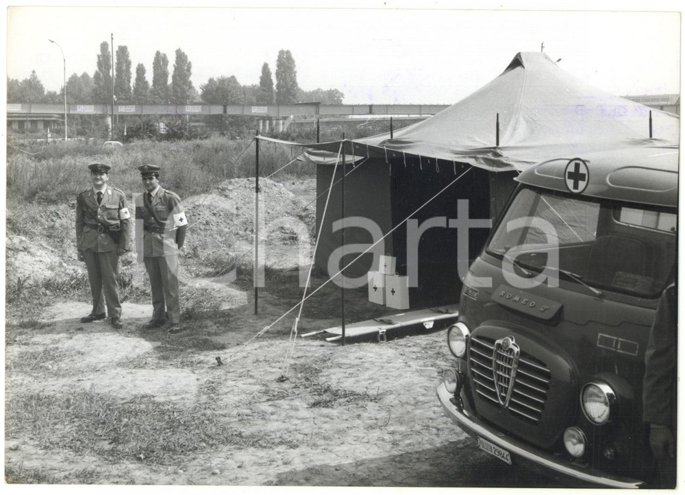 1964 Area di MILANO "Operazione Ferragosto" - Unità mobile di primo soccorso
