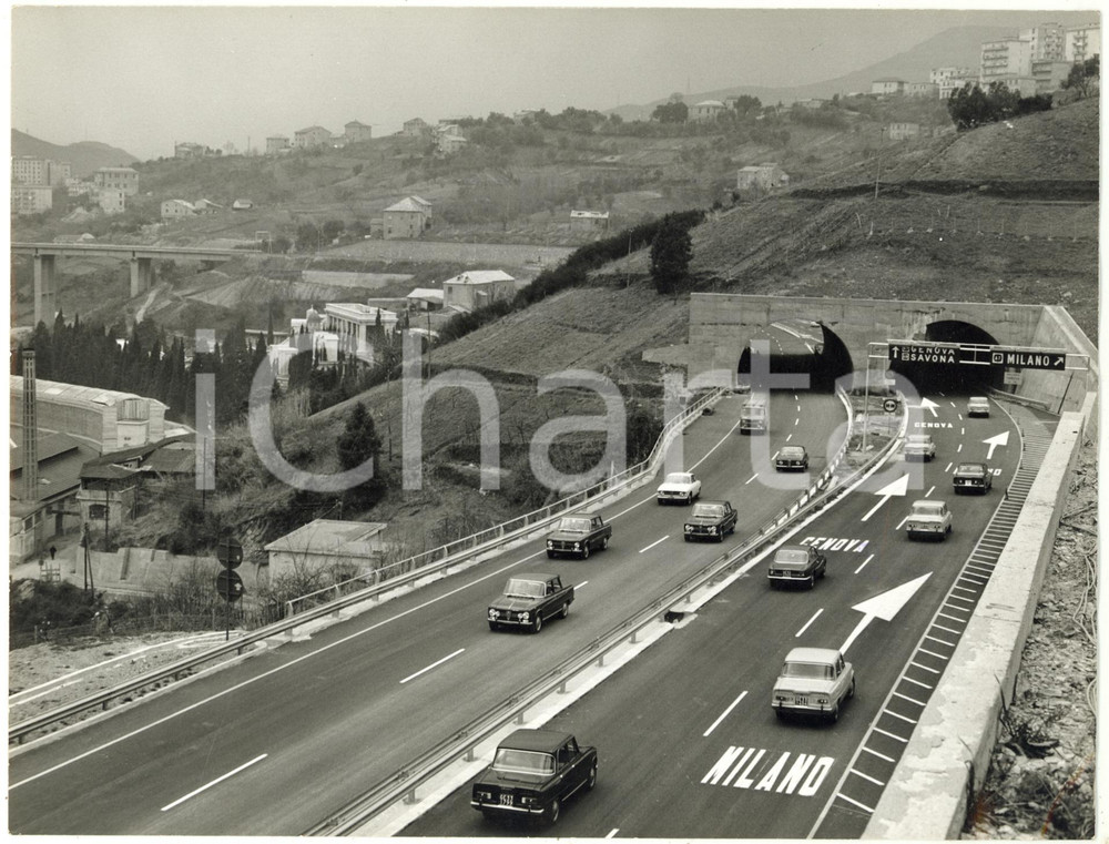 1967 AUTOSTRADA A12 - Nuovo tratto RIVAROLO-NERVI - Svincolo di RIVAROLO