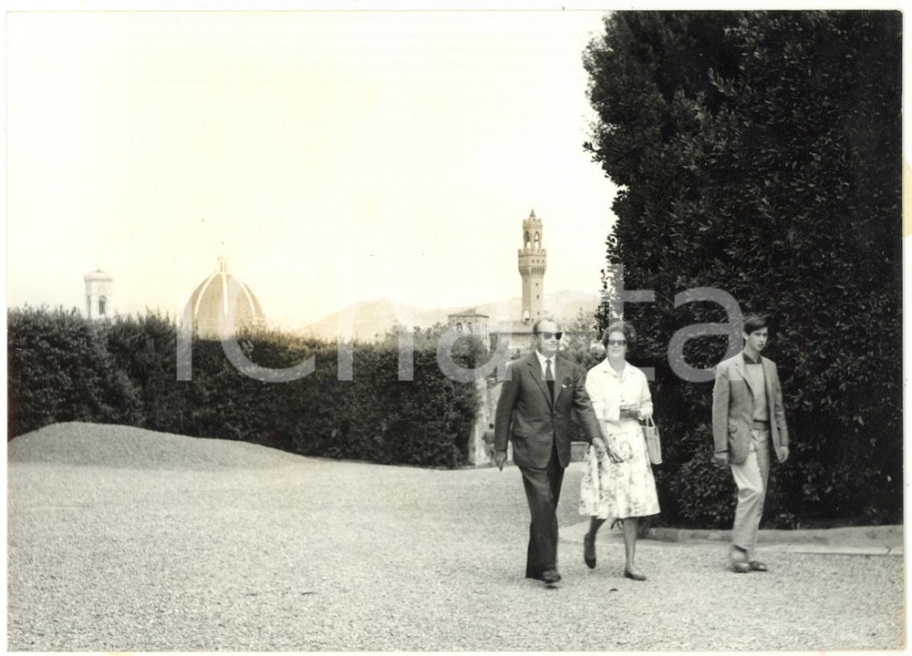 1959 FIRENZE Giardini di Boboli - Maria Pia di SAVOIA Paolo di JUGOSLAVIA *Foto