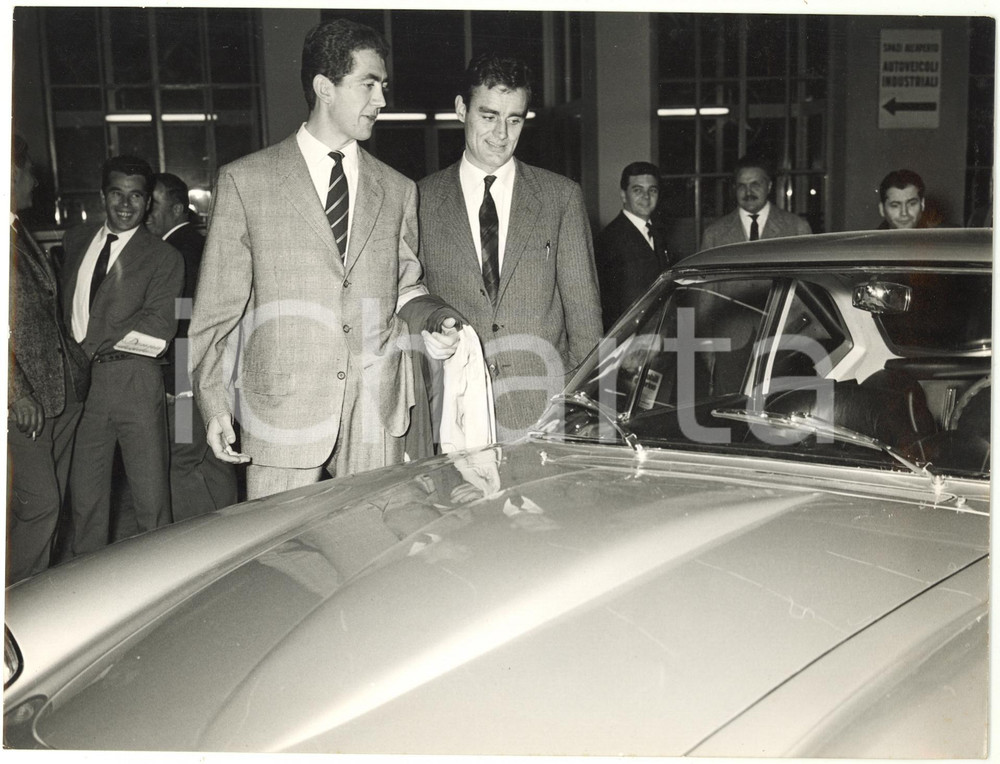 1963 TORINO - 45° Salone dell'Automobile - Italo ZILIOLI Imerio MASSIGNAN *Foto