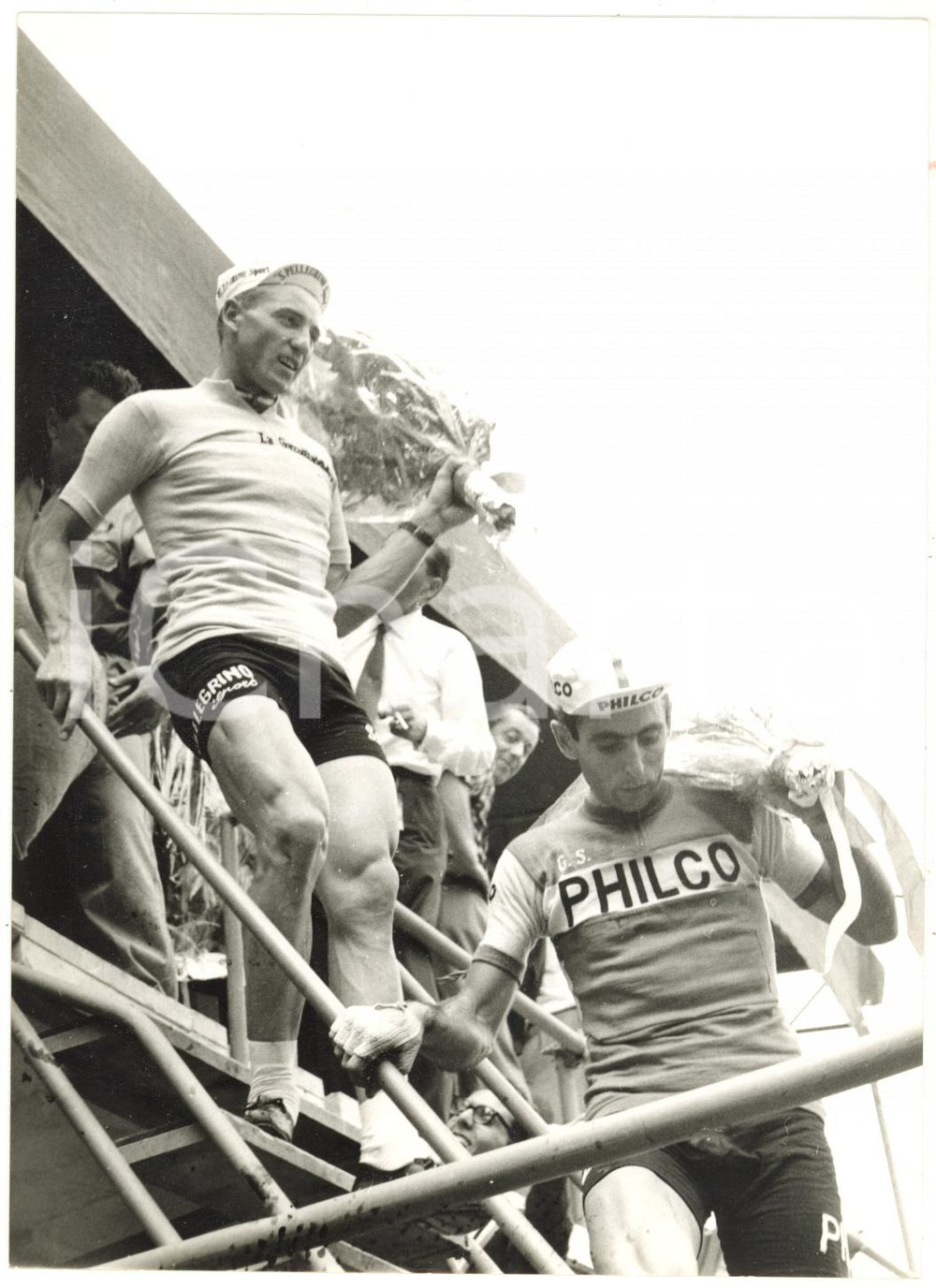 1960 SORRENTO - CICLISMO GIRO D'ITALIA - Romeo VENTURELLI Guido CARLESI *Foto