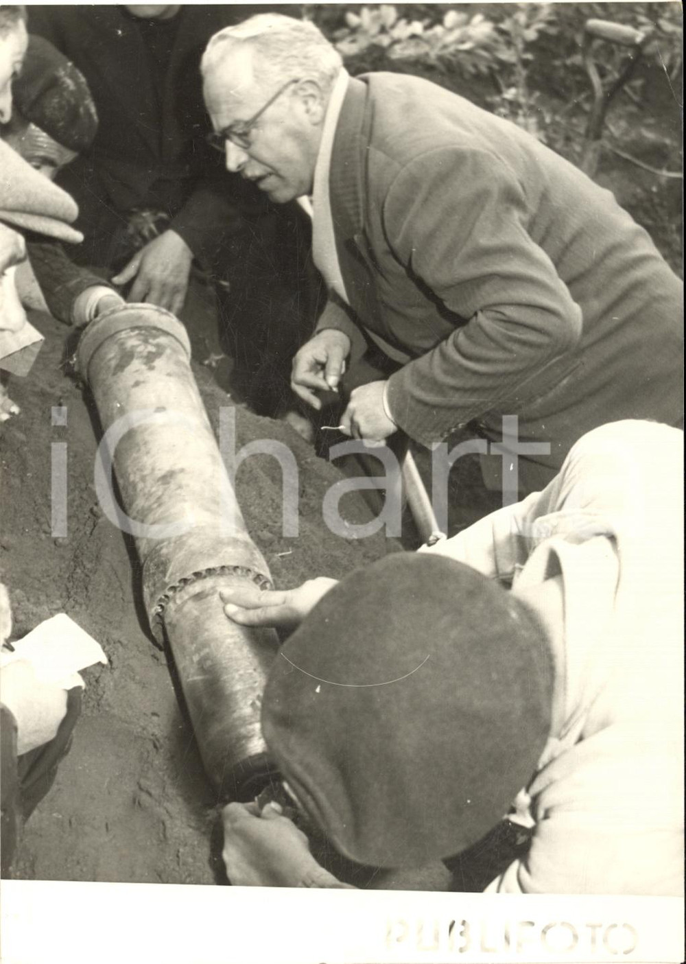 1958 NAPOLI Località BELLAVISTA - Razzo misterioso alle falde del Vesuvio - Foto