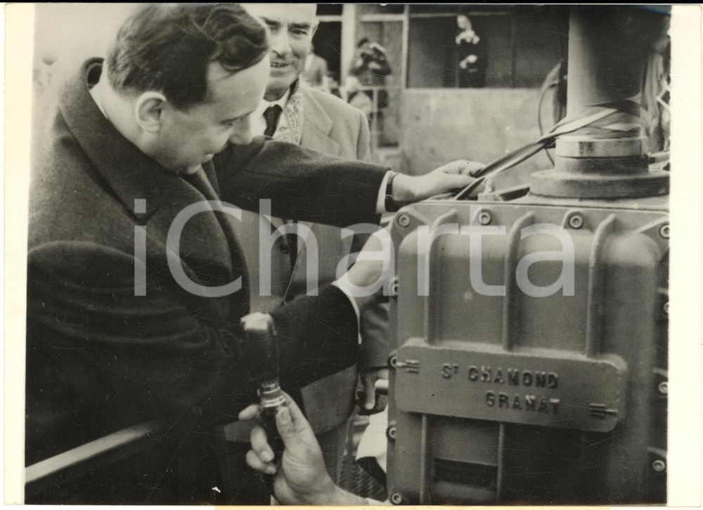 1959 BEJAIA (ALGERIE) Michel DEBRE' inaugure l'oléoduc partant de HASSI-MESSAOUD