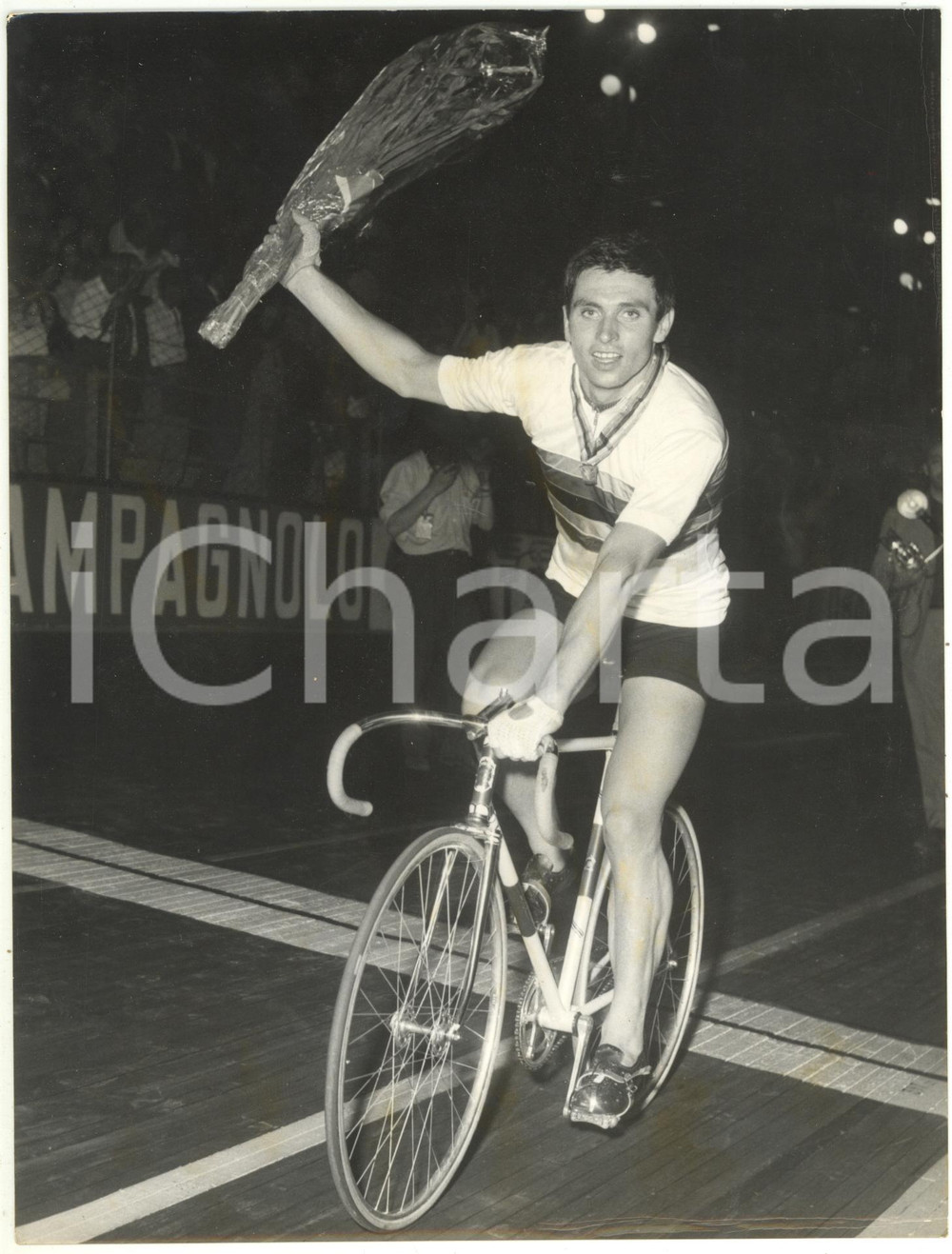 1962 MILANO MONDIALI CICLISMO SU PISTA Velocità Dilettanti - Sergio BIANCHETTO