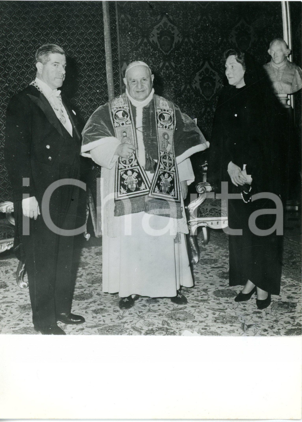 1960 VATICANO Papa Giovanni XXIII riceve in udienza Benito NARDONE CETRULO *Foto