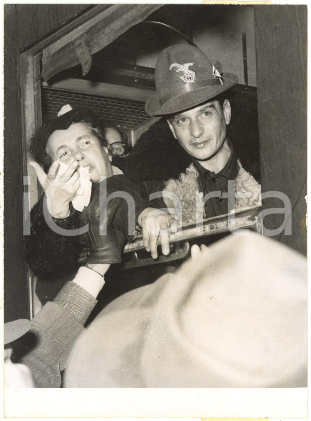 1954 BRESCIA Stazione - Arrivo dell'alpino Enzo BOLETTI ex-prigioniero in Russia