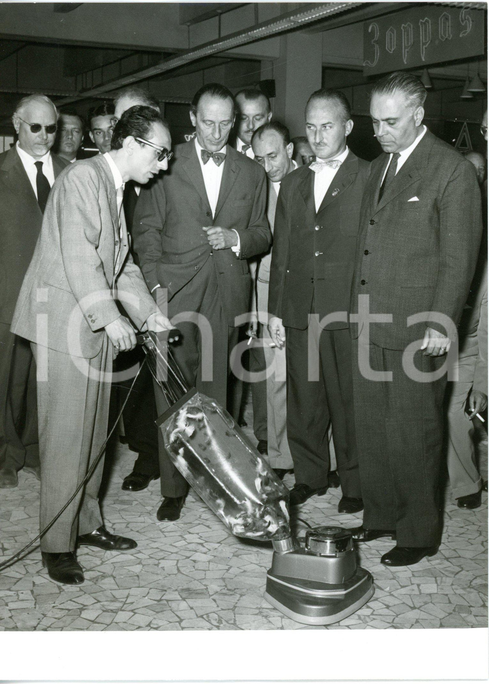 1957 MILANO Mostra Radio Televisione Elettrodomestici - On. Bernardo MATTARELLA