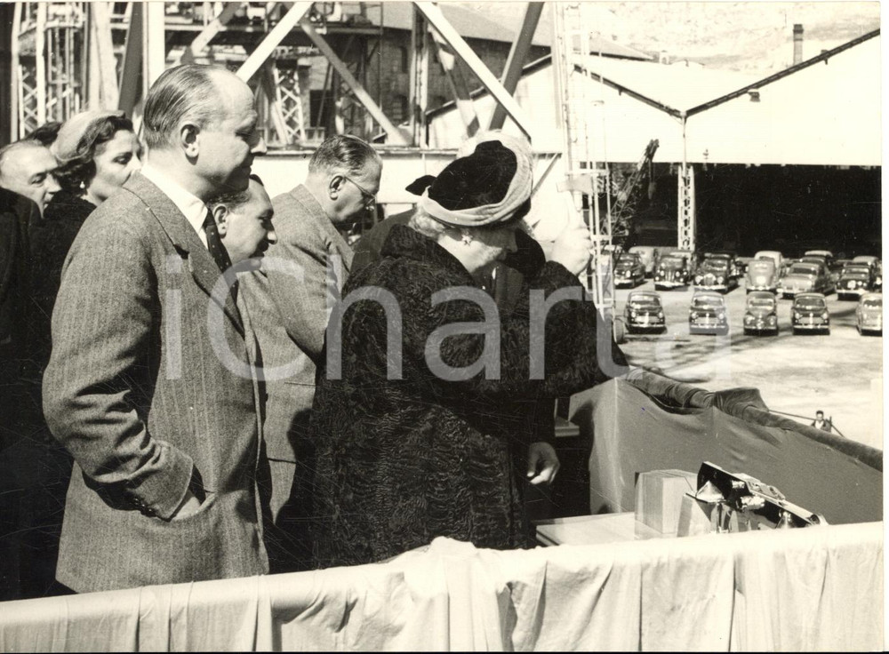 1954 PALERMO Cantieri Navali - Varo della turbocisterna CONCA D'ORO *Foto 18x13