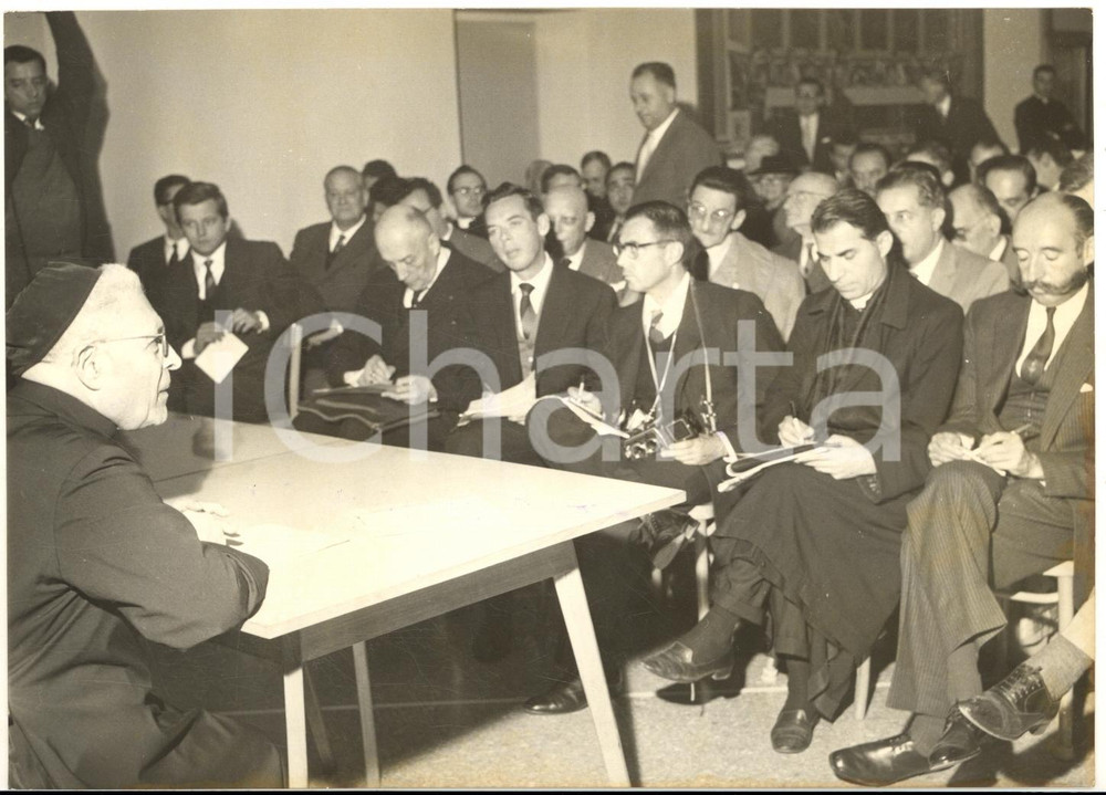 1959 ROMA Villa Nazareth - Card. Domenico TARDINI illustra Concilio Vaticano II