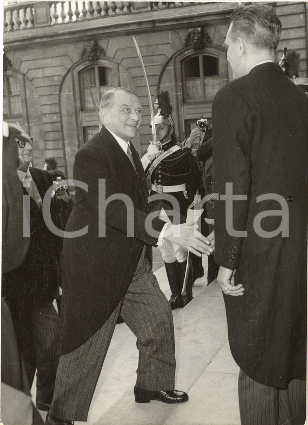 1959 PARIS ELYSEE Installation Conseil Constitutionnel - Arrivée de René COTY