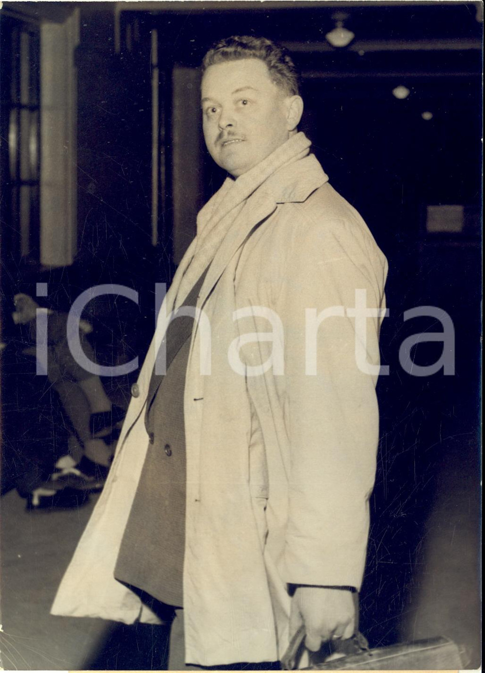 1959 PARIS Affaire PESQUET - Louis MONTAGU au Palais de Justice *Photo 13x18 cm
