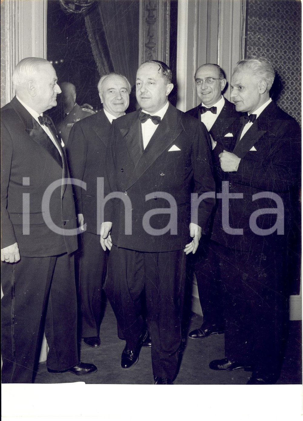 1957 MILANO Teatro alla Scala - Ezio VIGORELLI e Giuseppe BRUSASCA - Foto