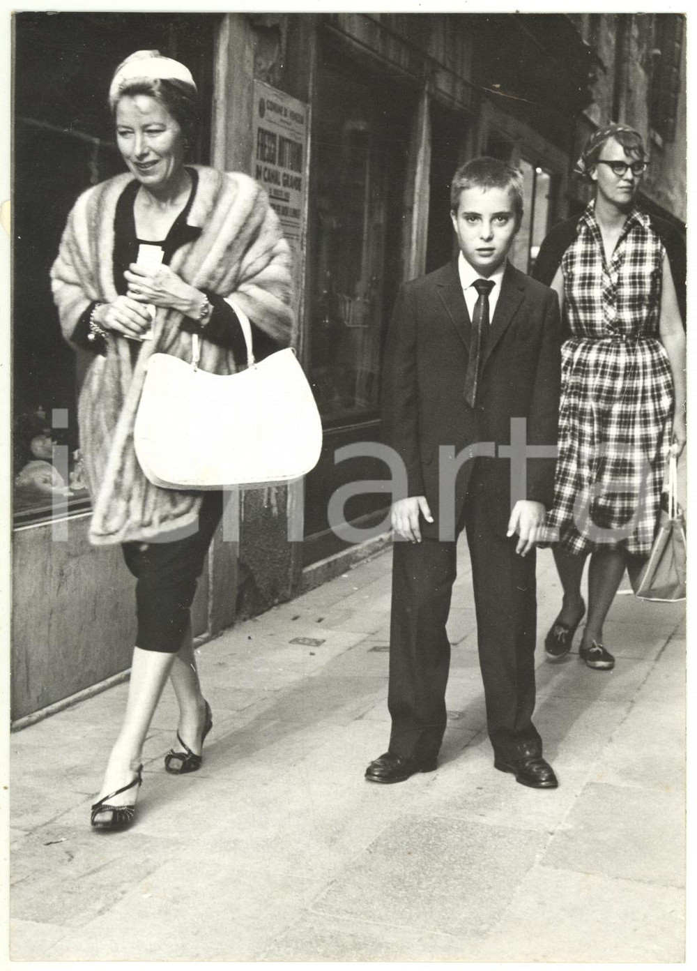 1958 VENEZIA - CINEMA - Norma ANDERSON e James Stephen LANCASTER *Foto 13x18 cm