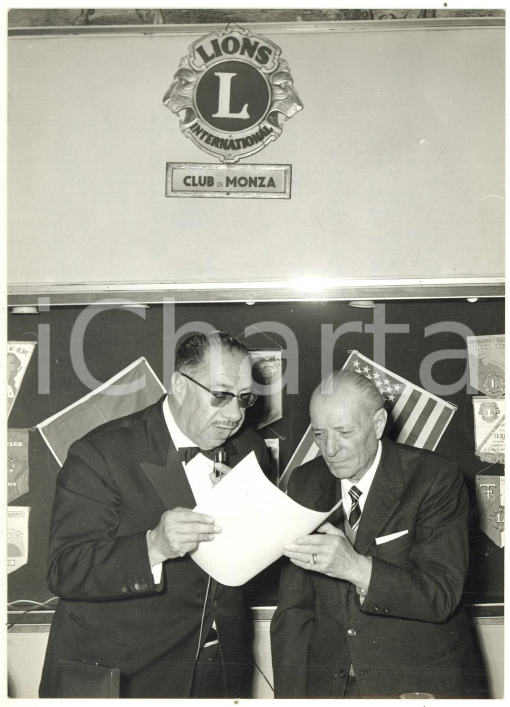 1968 MONZA Lions Club International - Consegna del Lion d'Oro a Eden FUMAGALLI