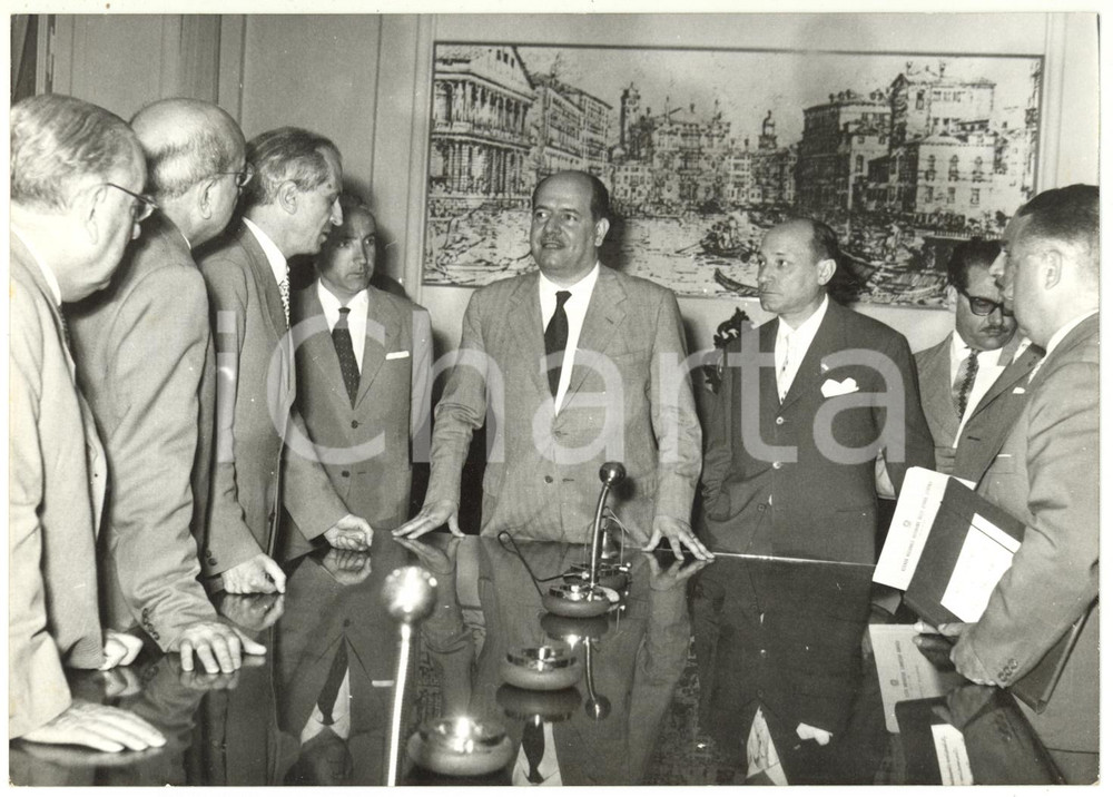 1957 ROMA Convenzione Autostrada Torino-Ivrea-Valle d'Aosta - On. Giuseppe TOGNI
