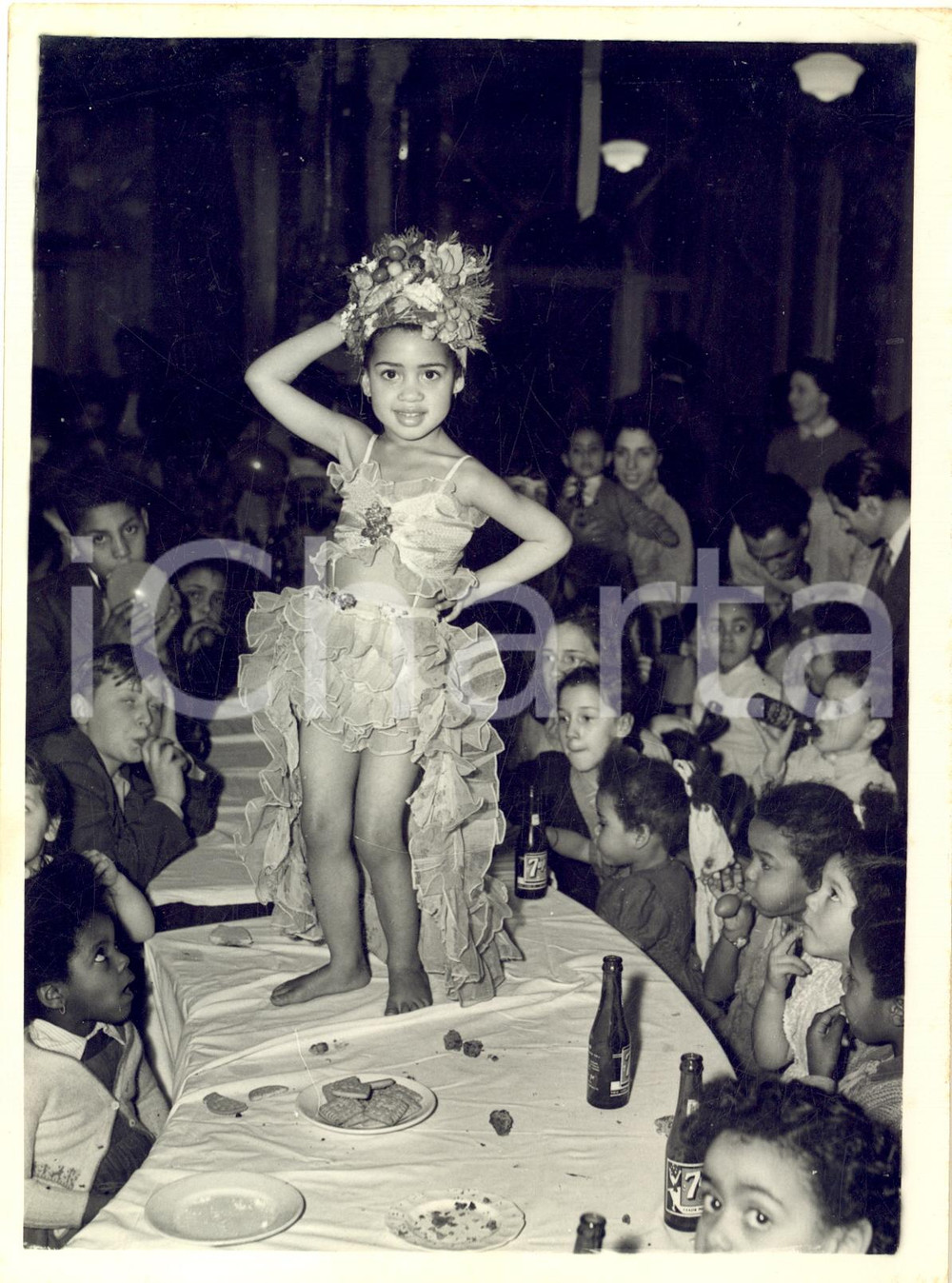 1954 LONDON Victory House - Coloured Children's Party - 4-years old Sandra OAK