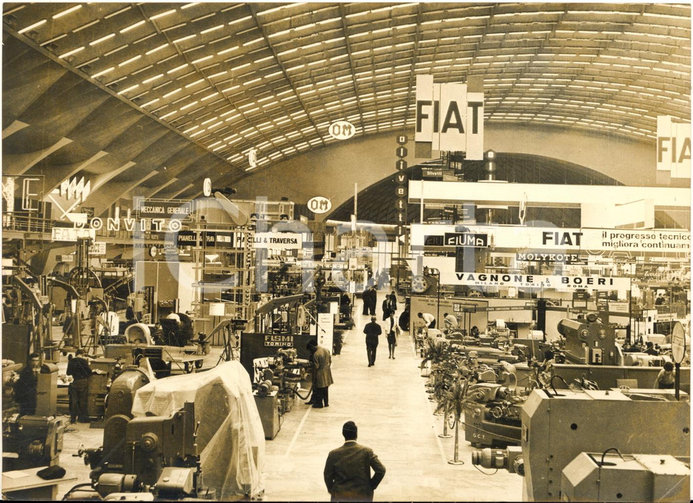 1963 TORINO Salone Internazionale della Tecnica - Veduta panoramica *Foto 18x13