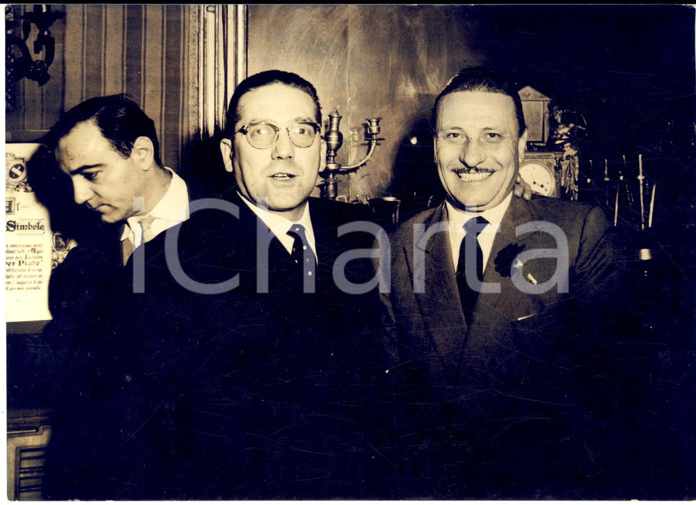 1959 CALCIO TALMONE-TORINO Napoleone LEUMANN nuovo reggente *Foto 18x13